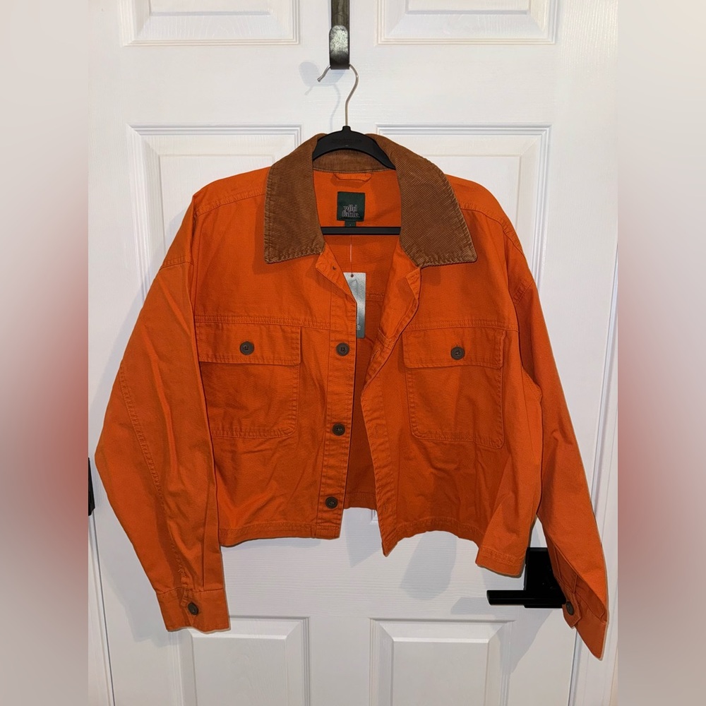 Wild Fable Orange Women’s Jacket Size L